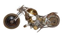 Motorrad - Skulptur von Angelo Monitillo